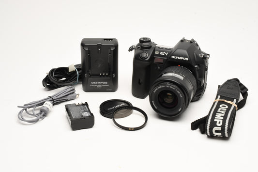 Olympus E-1 DSLR 5MP Bundle w/Zuiko 14-54mm F2.8-3.5 Lens ONLY 17 SC!!