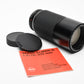 Leica Vario-Elmar R 70-210mm f4 3-Cam Zoom lens, Great, w/Manual