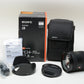 Sony FE 24-70mm f2.8 GM lens, case, hood, caps + strap, clean, sharp, boxed, Mint-