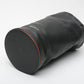 Sony CLL Soft Lens Pouch Case ~7” x 4.25” Black, Clean