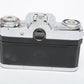 Zeiss Ikon Contaflex Super B 35mm SLR Camera w/Tessar 50mm f2.8, Works!