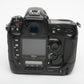 Nikon D2H DSLR Body, 2batts, charger, 8GB CF, strap, Only 7,821K Acts! tested, great