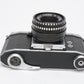 Praktica IVF 35mm SLR w/Domiplan 50mm f2.8, Tested, works! Clean, Vintage