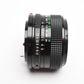 Canon FD 28mm f2.8 wide angle lens, caps, 1A, Mint-, Box