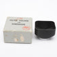 Bolex lens hood shade for 8mm movie camera 25mm push-on, in box