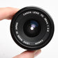 Canon FD 28mm f2.8 wide angle lens, caps, 1A, Mint-, Box