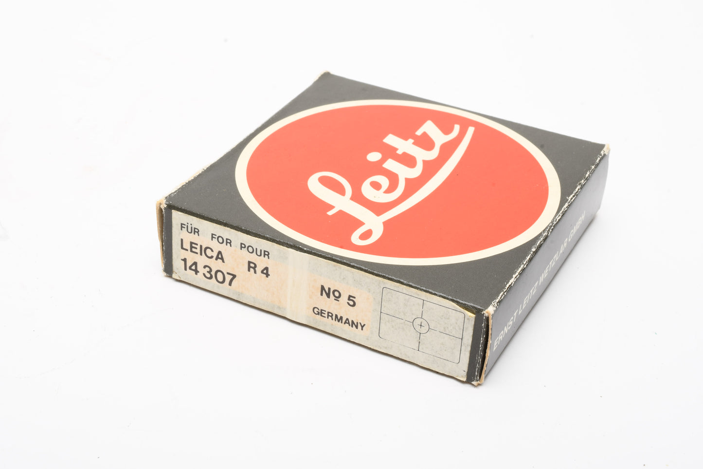 Leica 14307 focusing screen No. 5 w/Crosslines, Clean, Open box