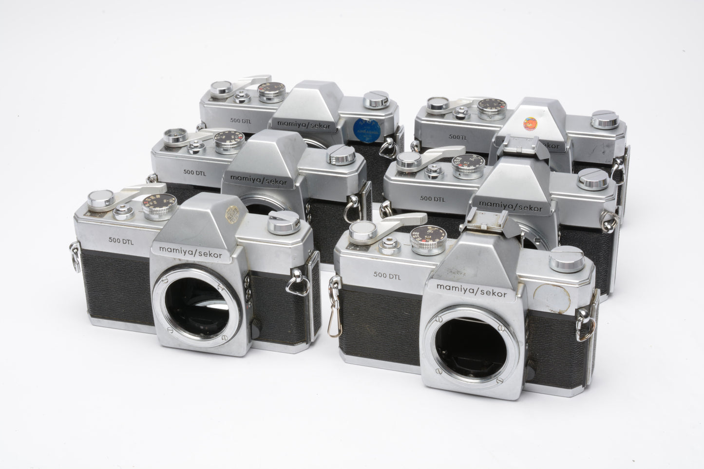 6X Mamiya Sekor 500DTL 35mm SLR Bodies for Parts / Repairs