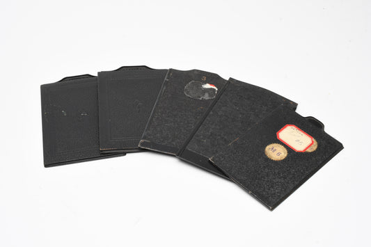 5X 3.5 x 4.5" (9x12cm) plate sheet holders, good & clean