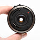 Canon FD 28mm f2.8 wide angle lens, caps, 1A, Mint-, Box