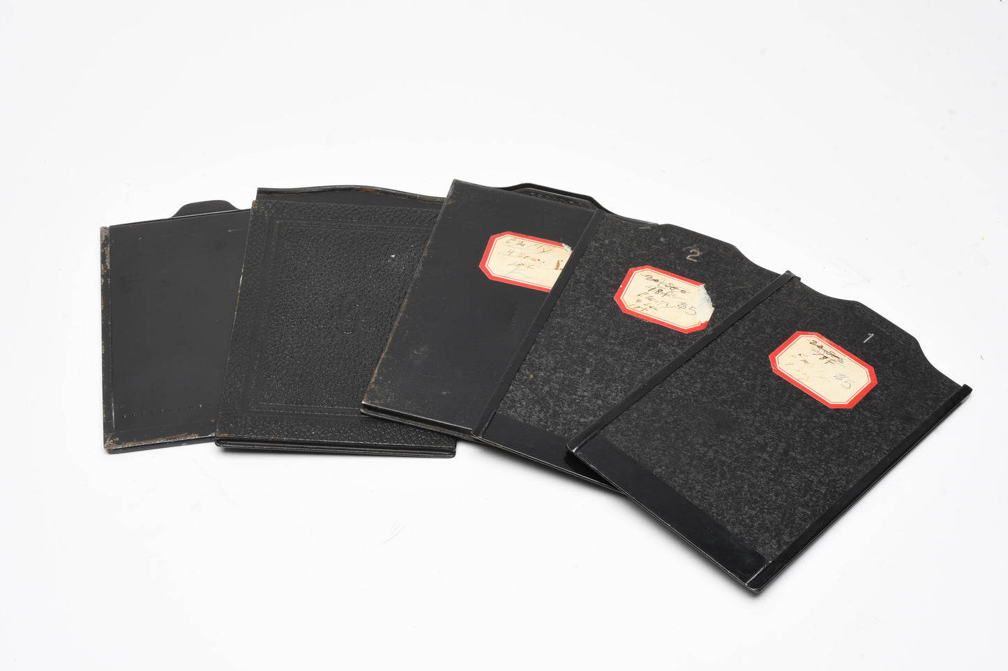 5X 3.5 x 4.5" (9x12cm) plate sheet holders, good & clean