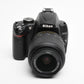 Nikon D5000 DSLR w/Nikkor 18-55mm F3.5-5.6G VR lens, 10K Acts, Clean!