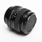 Canon FD 28mm f2.8 wide angle lens, caps, 1A, Mint-, Box