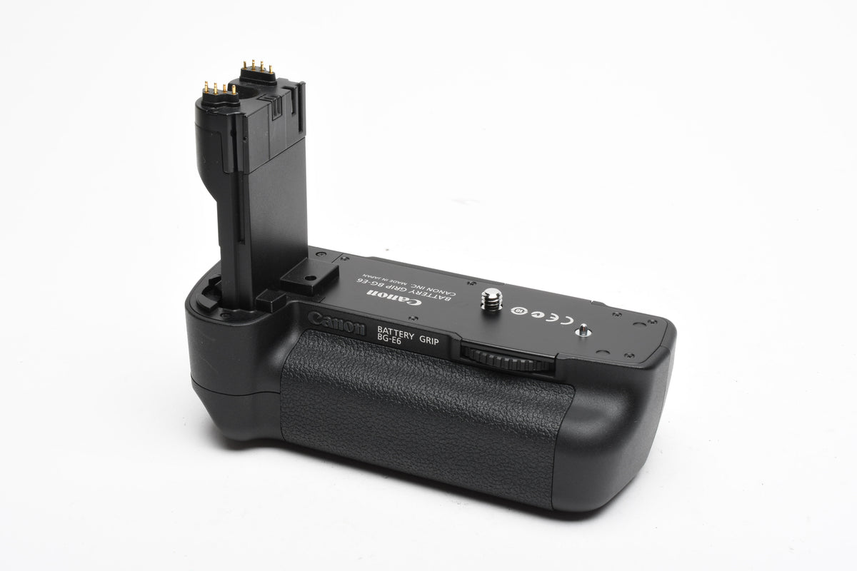 Canon BG-E6 Battery Grip w/BGM-E6 for EOS 5D Mark II DSLR camera, Mint-