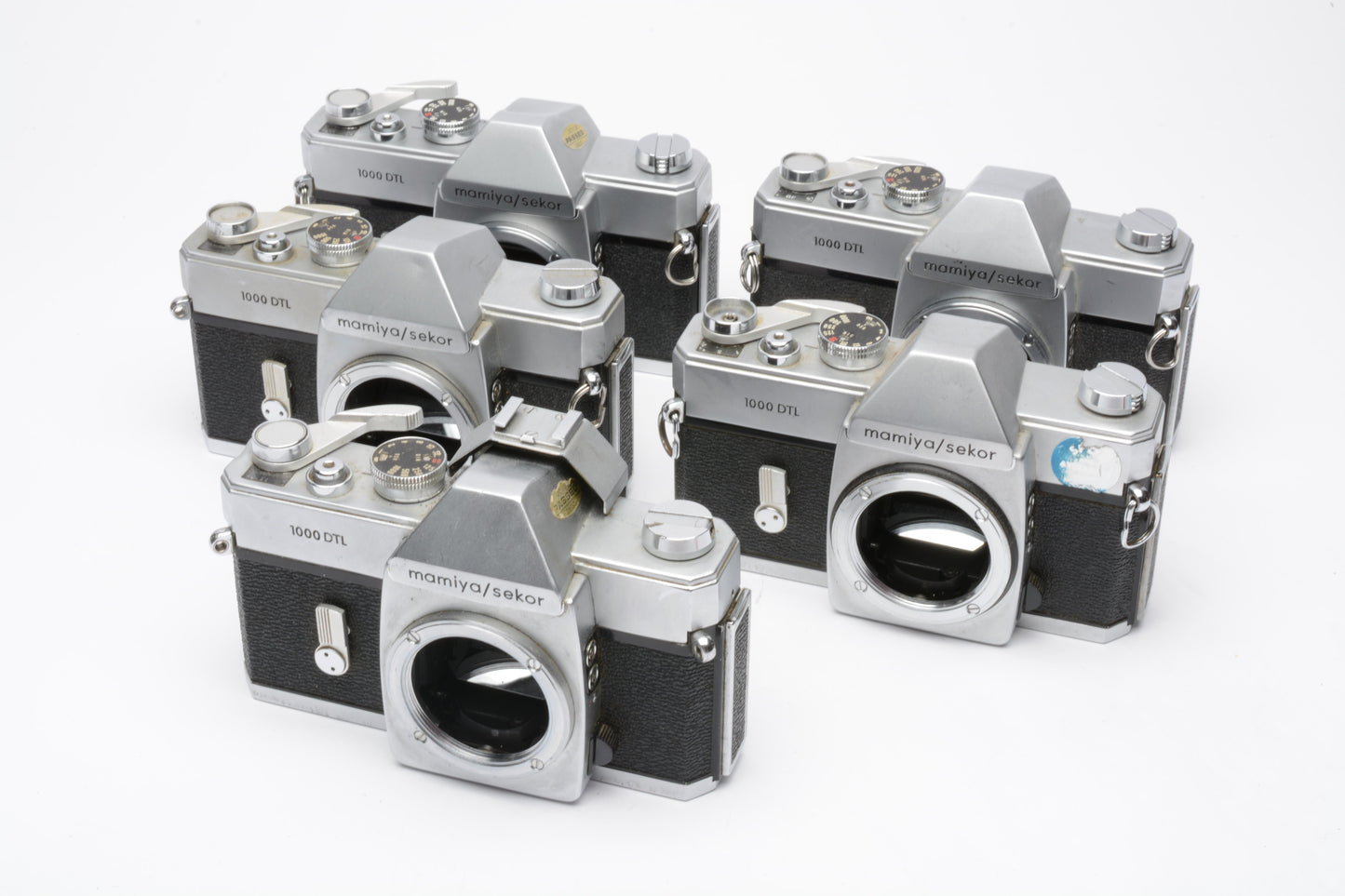 5X Mamiya Sekor 1000DTL 35mm SLR Bodies for Parts / Repairs