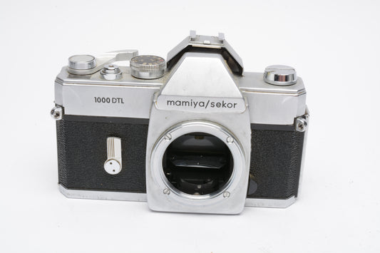 5X Mamiya Sekor 1000DTL 35mm SLR Bodies for Parts / Repairs