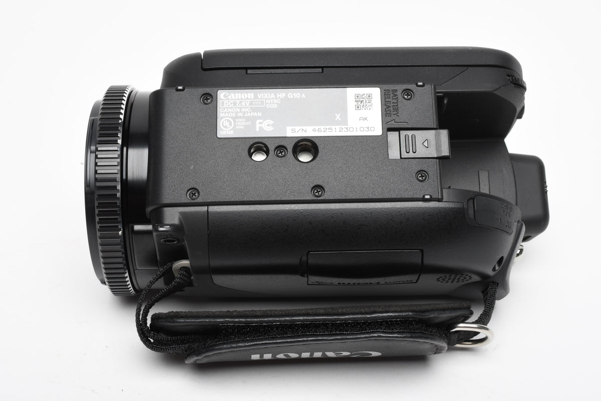 Canon Vixia HF G10 32GB Camcorder, batt+AC adapter, very nice, Tested