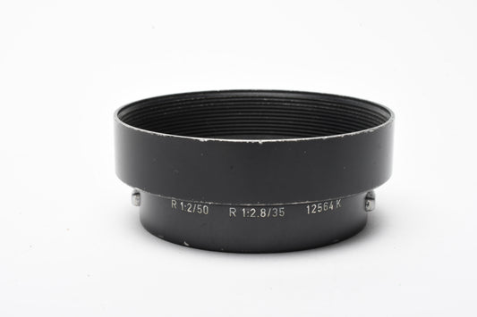 Leica 12564K Lens Hood for 50 f2 and 35 f2.8 R lenses, Good!
