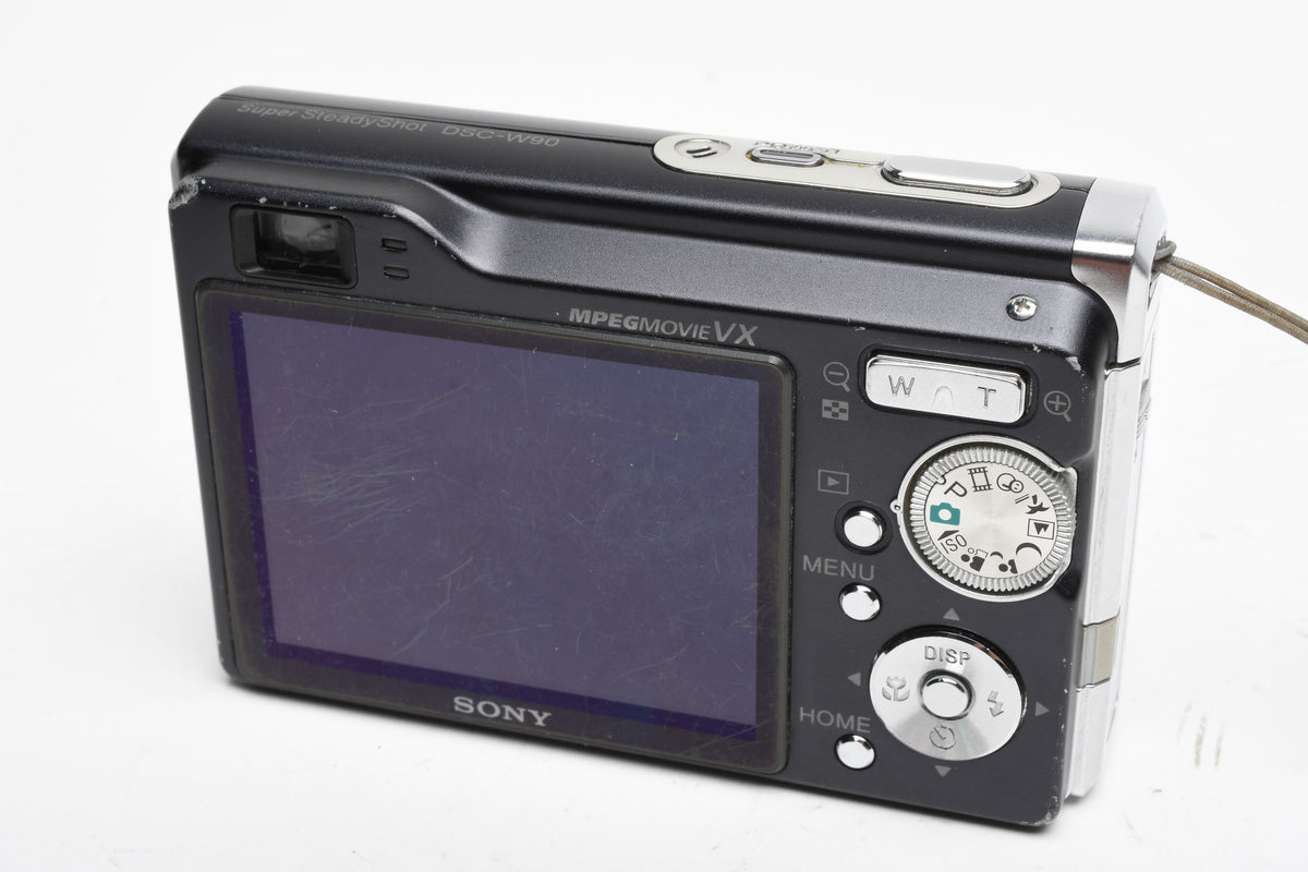 Sony Cyber-Shot DSC-W90 8.1MP Digital Point&Shoot camera, Case, Tested