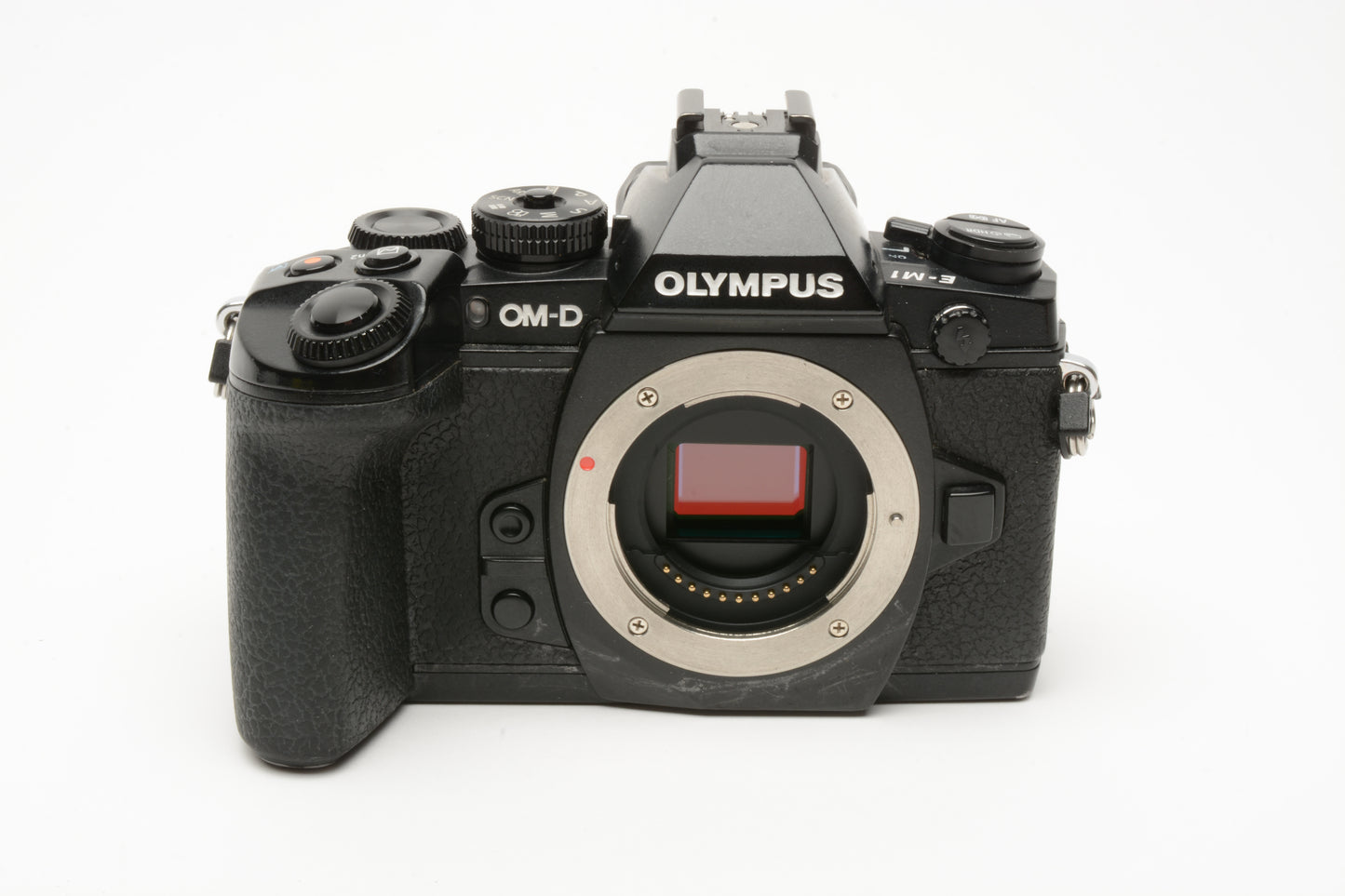 Olympus OM-D E-M1 16.3MP Micro 4/3 body, 19K Acts, Great! 2Batts+flash