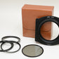 NiSi V5 PRO 100mm (4x4") System Filter Holder Kit including CPL Polarizer Filter + case