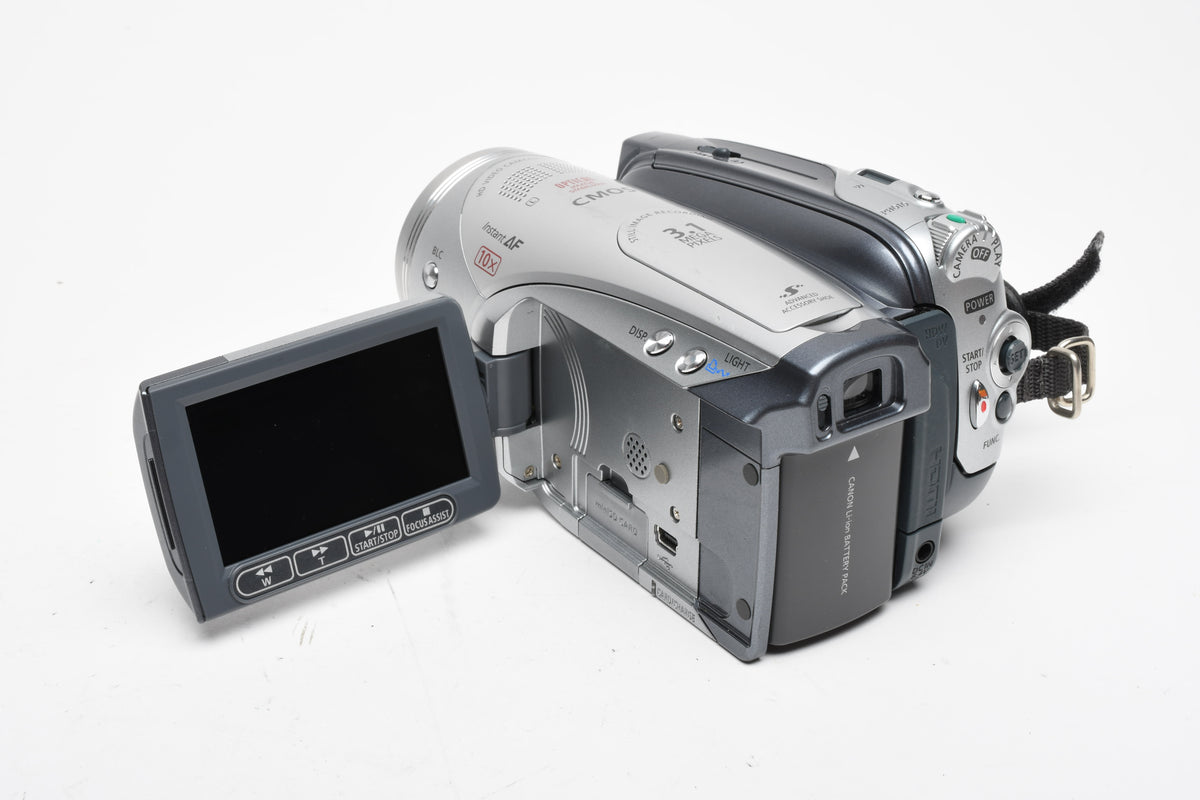 Canon HV20 Mini DV Camcorder, 2batts, AC/Charger, remote, Tested, Great!