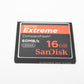 Sandisk Extreme 16GB 60 MB/s UDMA CF Card, Jewel Case, Formatted