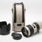 Canon EF 70-200mm f2.8 IS USM II Telephoto zoom lens, caps, hood, case, collar, clean!