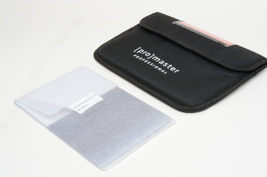 Promaster 100x150mm GND16X 1.2 filter in pouch, Graduated Neutral Density, Mint