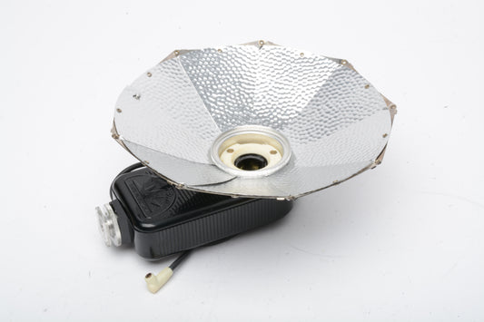 Duo Lux Flash reflector w/vase and bracket, Nice & Clean