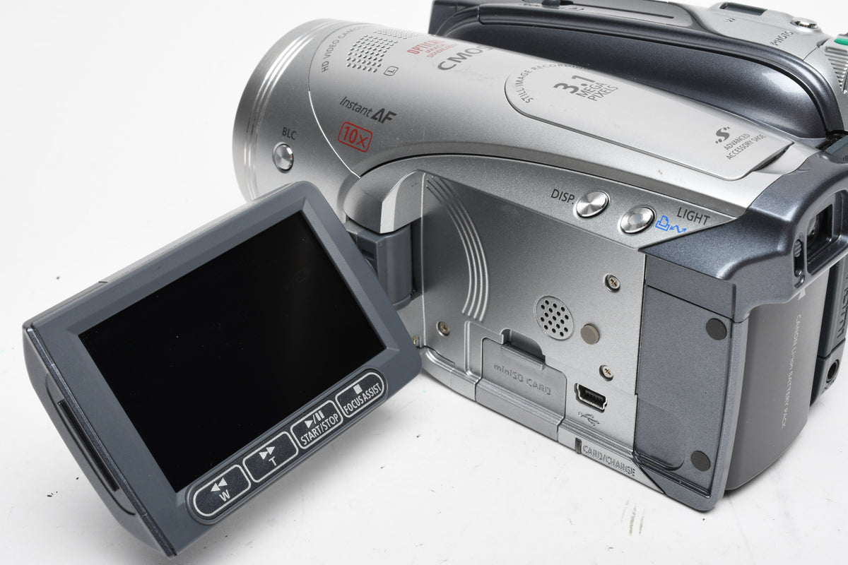 Canon HV20 Mini DV Camcorder, 2batts, AC/Charger, remote, Tested, Great!