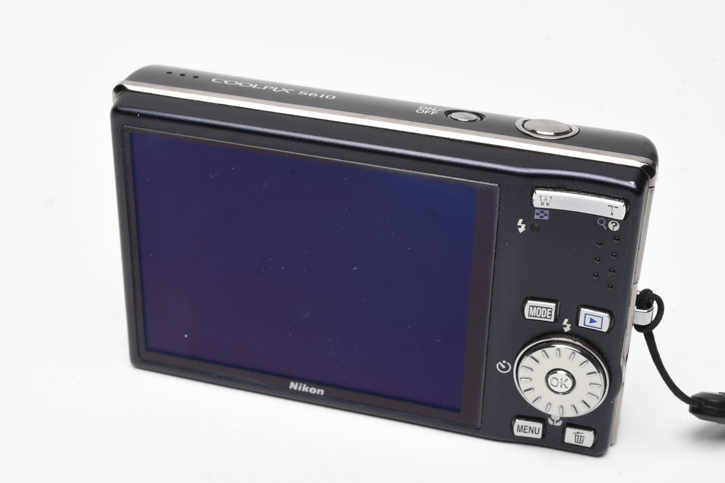 Nikon Coolpix S610 10MP Digital Point&Shoot (Dark Purple) w/battery&charger