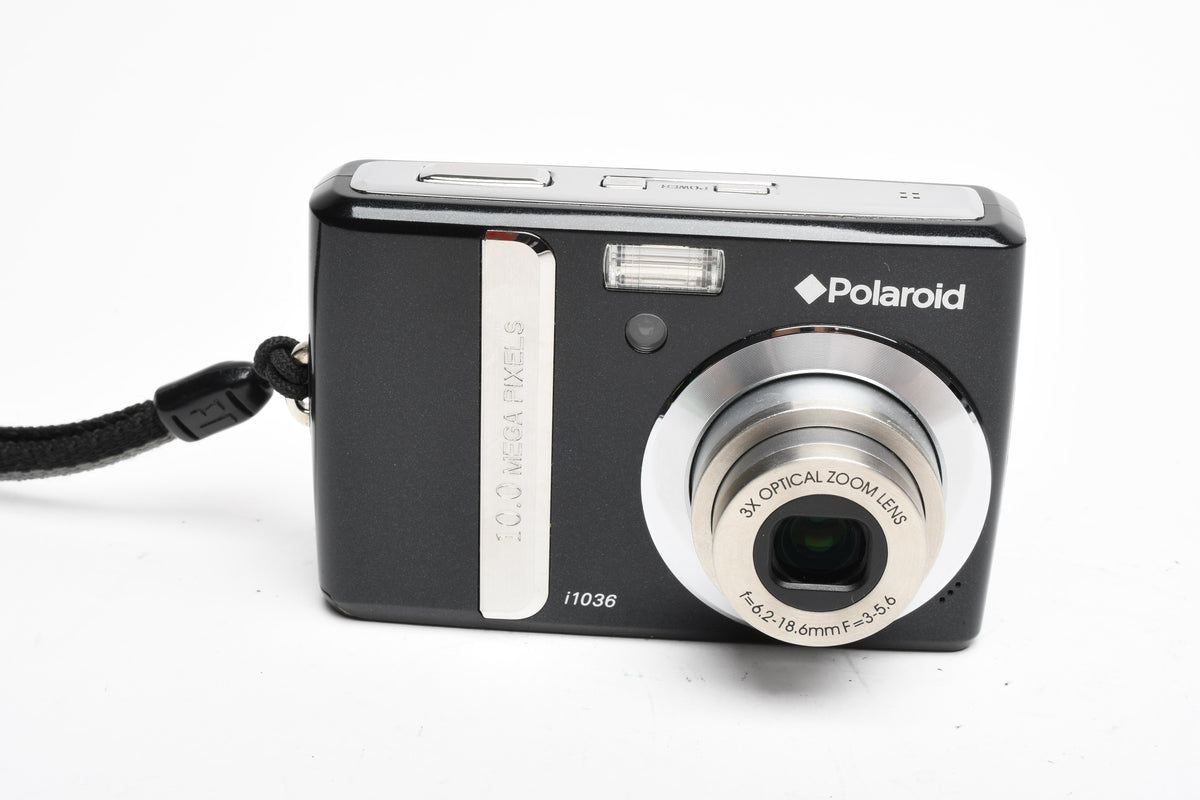 Polaroid i1036 10MP Digital Point&Shoot camera (Black), Strap, Great!