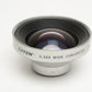 Tiffen 37mm .56X Wide Converter, Cap, nice & clean, for still or video cameras