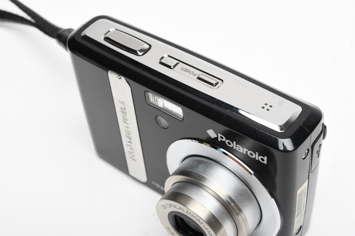 Polaroid i1036 10MP Digital Point&Shoot camera (Black), Strap, Great!