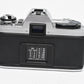Minolta X370 35mm SLR w/50mm f1.7 Prime, case, strap, tested, Nice