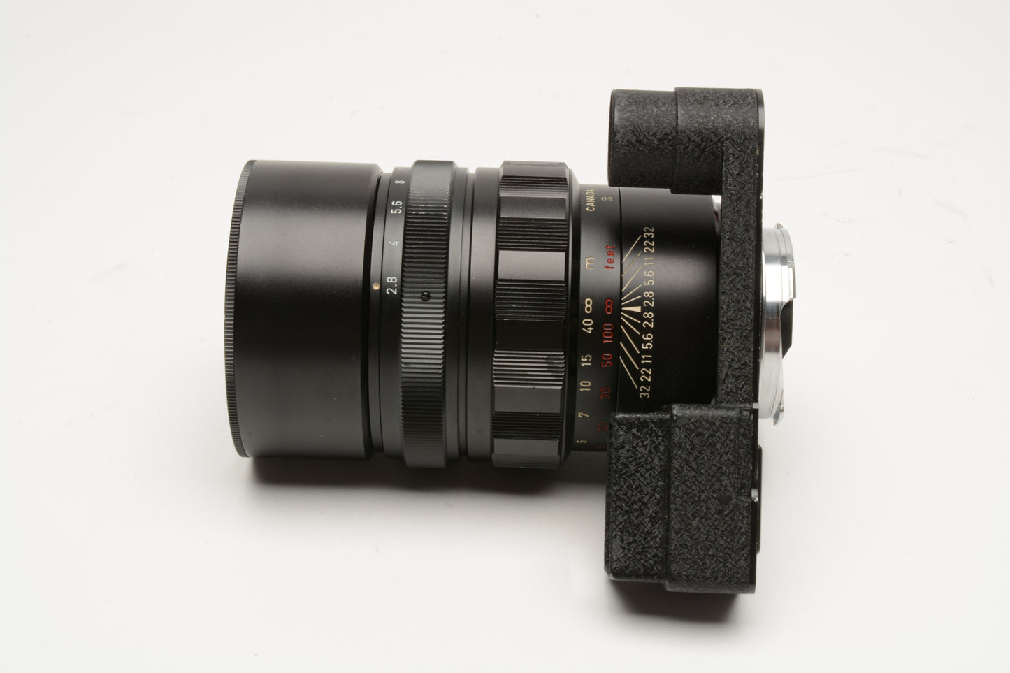 Leica Elmarit-R 135mm F2.8 Canada lens w/Goggles and caps, Nice!