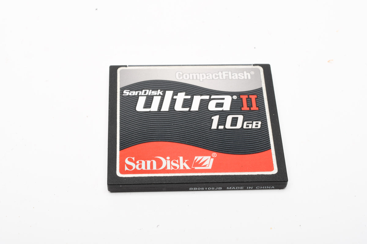 SanDisk Ultra II 1GB CF Compact Flash Card in Jewel Case