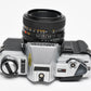 Minolta X370 35mm SLR w/50mm f1.7 Prime, case, strap, tested, Nice