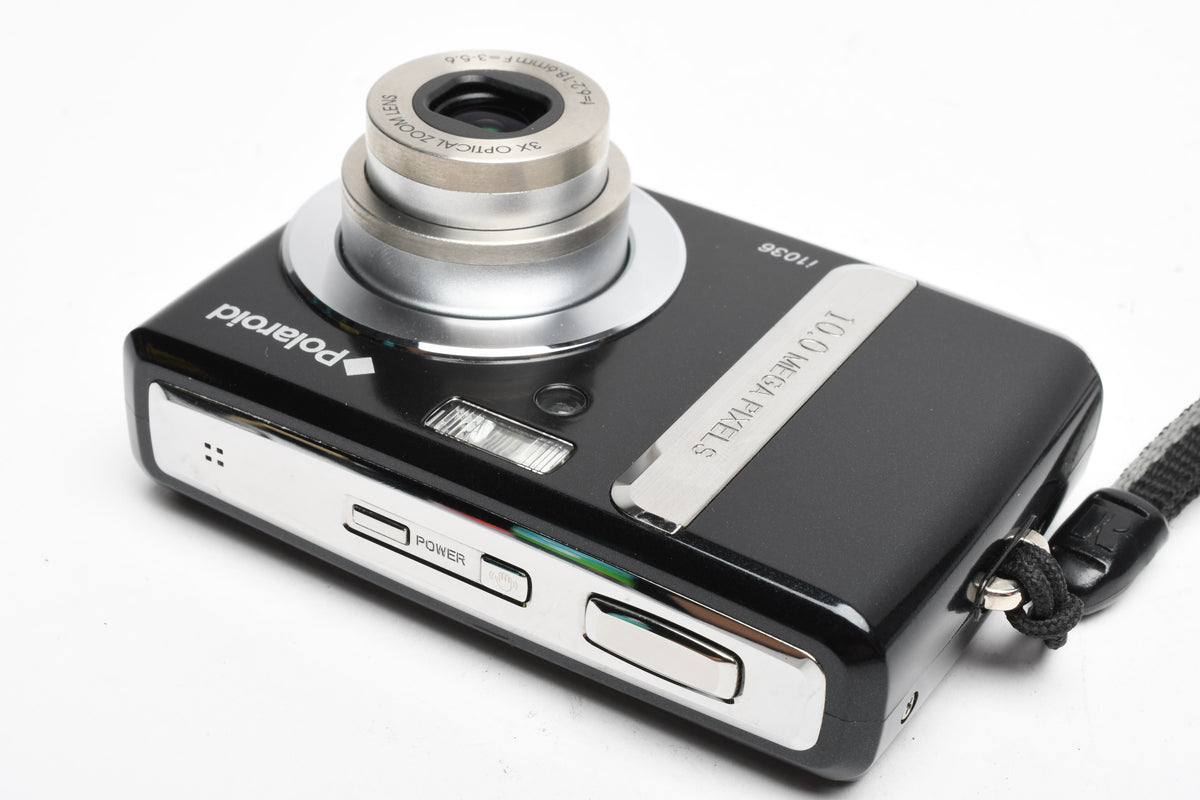 Polaroid i1036 10MP Digital Point&Shoot camera (Black), Strap, Great!