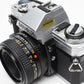 Minolta X370 35mm SLR w/50mm f1.7 Prime, case, strap, tested, Nice