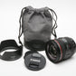 Canon EF 24-70mm f4L IS USM zoom lens, Caps, hood, pouch, USA, Clean