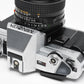 Minolta X370 35mm SLR w/50mm f1.7 Prime, case, strap, tested, Nice