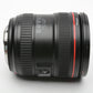 Canon EF 24-70mm f4L IS USM zoom lens, Caps, hood, pouch, USA, Clean