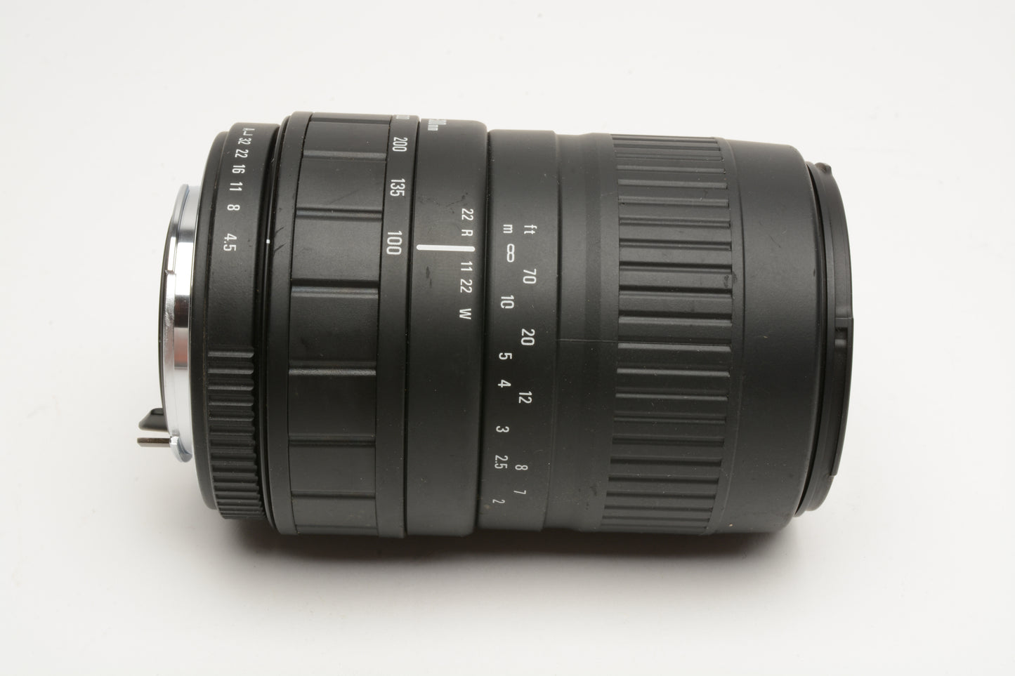 Sigma AF 100-300mm f4.5-6.7 UC Telephoto zoom lens for Pentax AF, caps