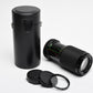Bullet 80-200mm f4.5 w/Case+UV, Good!, Canon FD Mount