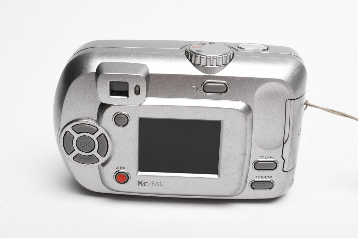 Kodak EasyShare C310 4MP Digital Point&Shoot camera (Silver), Strap, Good