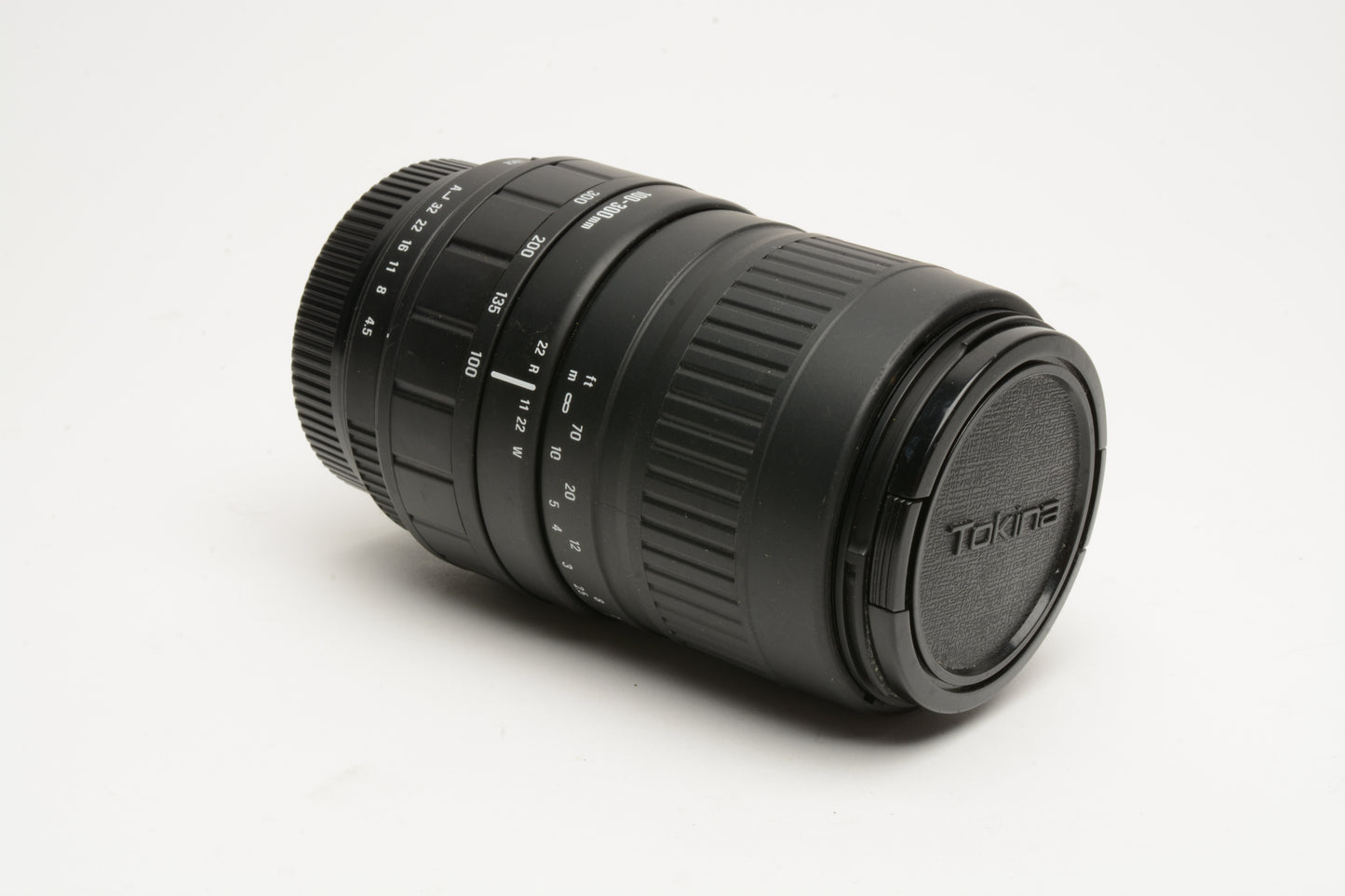 Sigma AF 100-300mm f4.5-6.7 UC Telephoto zoom lens for Pentax AF, caps