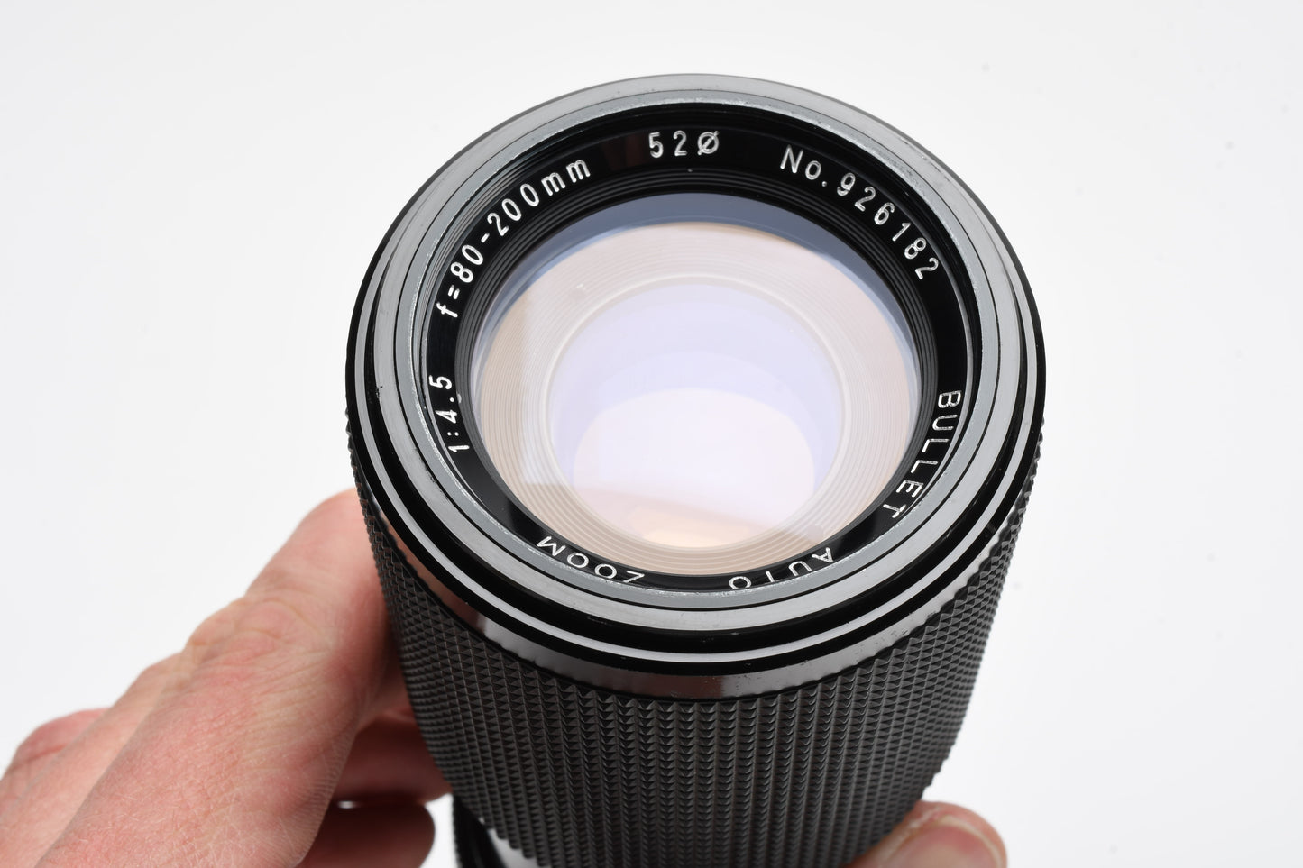 Bullet 80-200mm f4.5 w/Case+UV, Good!, Canon FD Mount