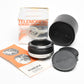 Komura Telemore95 2X teleconverter for Canon FD, Mint-, Case+Box